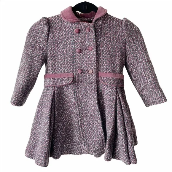 💜ROTHSCHILD VINTAGE COAT JACKET 5T TODDLER GIRL💜 - Picture 1 of 11